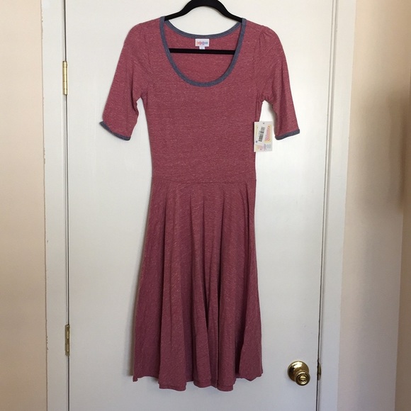 XXS/ XS LuLaRoe Nicole Dress H02 26 27 - Picture 1 of 4